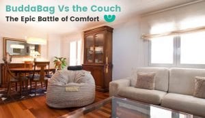 BuddaBag Vs the Couch The Epic Battle of Comfort