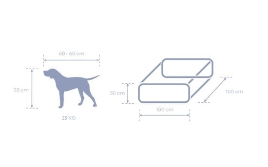 Mini dog bed