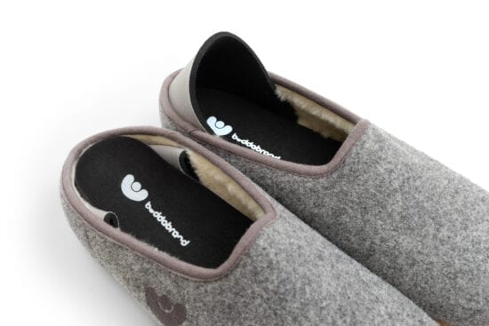 Grey Buddabag Womens Footwear