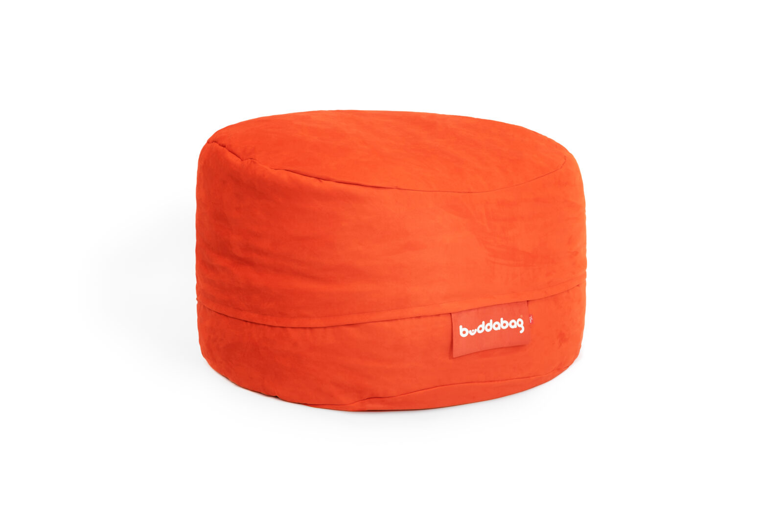 Luxury orange micro suede beanbag