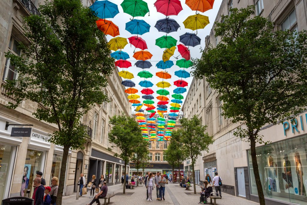 Liverpool,/,Uk,-,July,13,2019:,The,Umbrella,Project,